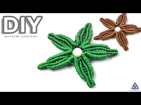 How to Make Macrame Flower  Makramee Blume 