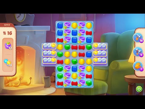 Homescapes Level 12913 No Boosters Gameplay #Bubunka