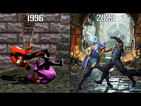 Rain Throw Move Evolution - Mortal Kombat (1996-2023) 4K