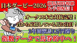 【 #日本ダービー 】配信で昔から注目してる馬に注目！全頭診断もしながらダービー2026競馬予想&同時視聴配信 【 病上元気 / Vtuber 】