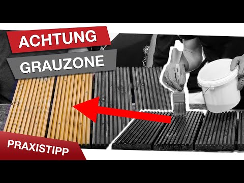 Holz entgrauen: Tipps und Tricks