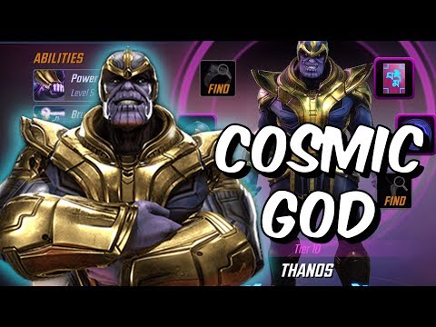 Thanos is a Cosmic God - Cosmic Campaign Chapter 3 Gameplay - Marvel Strike Force