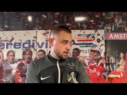 BSR TV: Roy Kortsmit na Jong AZ - NAC (4-0)