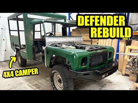 Big progress on the Defender this week - new bulkhead and more... Thumbnail