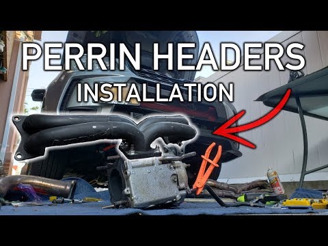 PERRIN HEADERS INSTALL! | 2014 - 2018 SUBARU FORESTER XT - The Human Car Jack