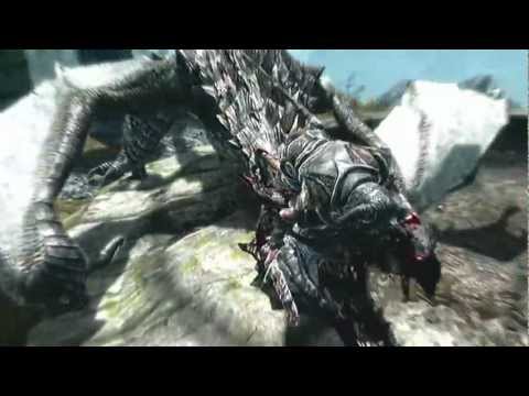 Skyrim Epic Dragon Battle