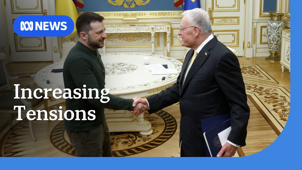 US envoy meets Zelenskyy amid increasing tensions after Trump's comments | ABC NEWS