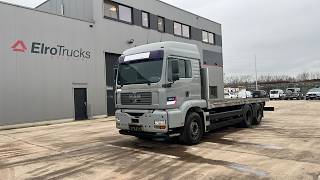 Camion plate-forme MAN TGA 26.460 (POMPE MECANIQUE / BOITE MANUELLE / MANUAL PUMP / MAN | Image 4 - Autoline