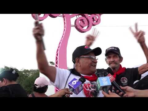 Masaya ilumina la rotonda Coyotepe con NUEVO ÁRBOL DE LA VIDA