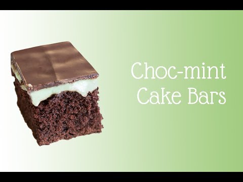 Chocolate Mint Squares (EASY!)