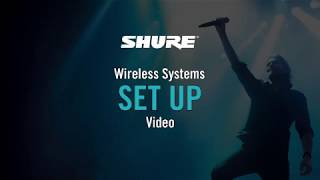 Video thumbnail for Shure Wireless Systems: SLX Set Up Guide by Jands Pty Ltd