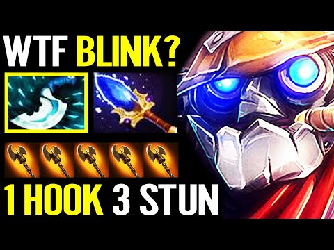 7.26 NEW META Clockwerk Blink Dagger - 1 Hookshot 3 Stun Aghanim Scepter Build vs Team Nigma Dota 2