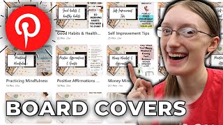 How to EASILY Create a Board Cover on Pinterest // Pinterest Marketing for Beginners
