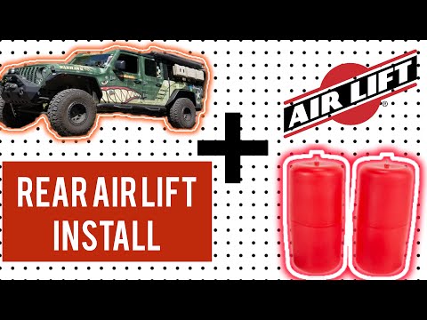2021 Jeep JT Gladiator Install | Air Lift Rear 1000 Air Spring Kit  #gladiator #airlift