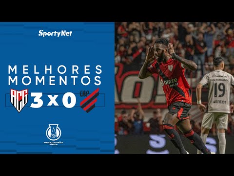 Gols e lances de Atlético-GO x Athletico Paranaense