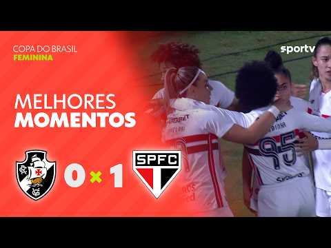 Gols e melhores lances de Vasco da Gama x São Paulo