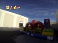 Carnival Course Double Challenge Bounce House Water Slide