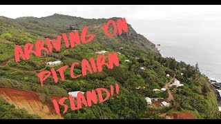 Pitcairn vlogger 🇵🇳 | Ep 5 | Arriving on Pitcairn island | My first drone flight on Pitcairn 🇵🇳