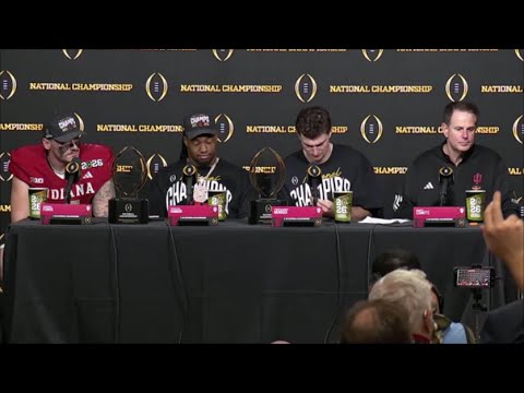 Fernando Mendoza Postgame PRESS CONFERENCE vs. Miami | Curt Cignetti Postgame PRESSER vs. Miami