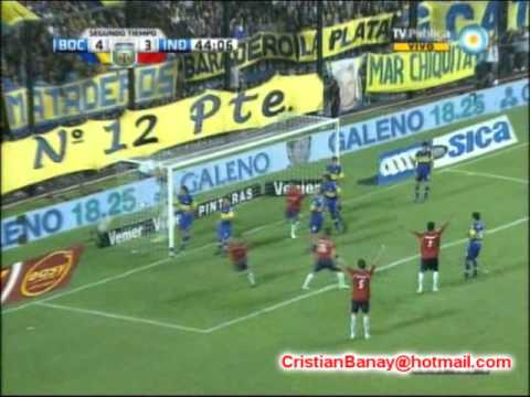 Boca 4 Independiente 5 Clausura 2012 Los goles (11/3/2012)
