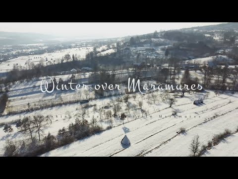 Winter in Maramures: Soothing Music & Aerial Views ✨🎵 Muzica Relaxantă, Calmă si Peisaje de Iarnă
