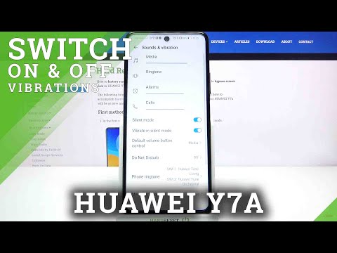 How to Change Vibration Settings on HUAWEI Y7A – Open Vibration Settings