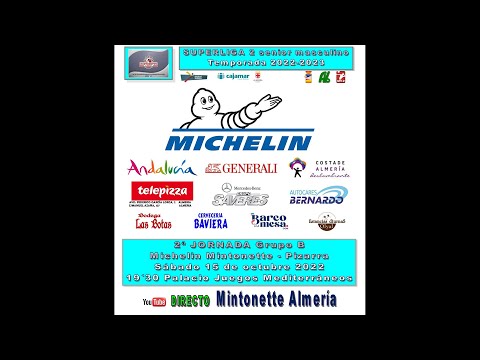 SM2, JORNADA 2. MICHELIN MINTONETTE ALMERIA - CV PIZARRA