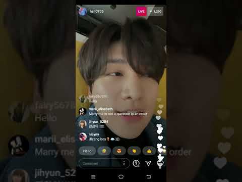 Hyuk's IG live - 210203