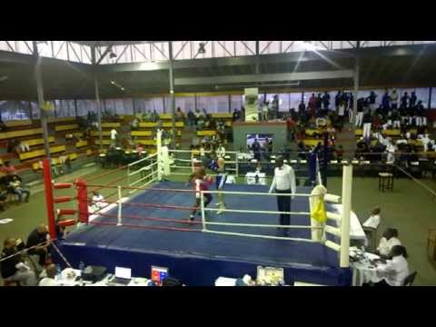 Sanabo South African Elite Boxing Champs 2014. Light heavyweight semi final 1/3