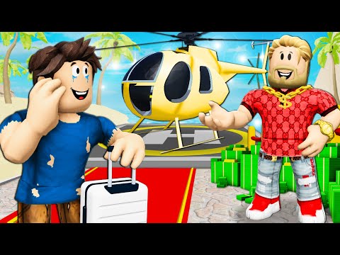 Adopted By Billionaire Family! A Roblox Movie