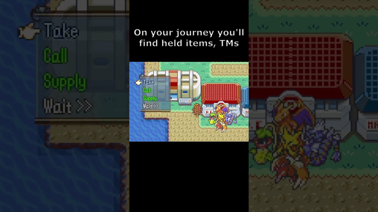 Completed Pokemon GBA ROM Hack with Fan made Remake story of Pokemon Yellow  