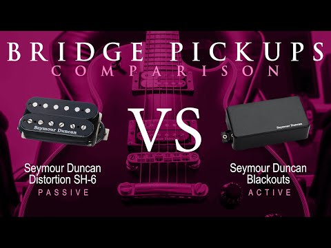 Seymour Duncan DISTORTION SH-6 vs BLACKOUTS - Bridge Pickup Guitar Tone Comparison Demo