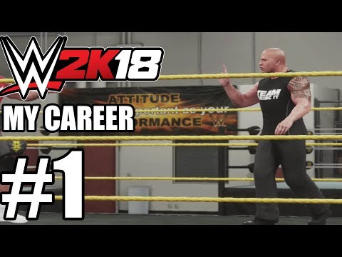 WWE 2K18 My Career Gameplay Walkthrough Part 1