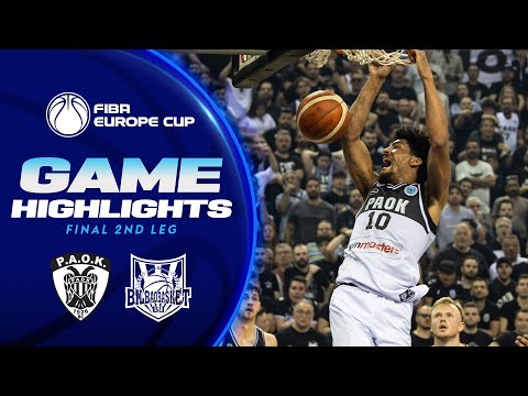 Final 2nd Leg: PAOK mateco v Bilbao Basket | Highlights | FIBA Europe Cup 2024-25