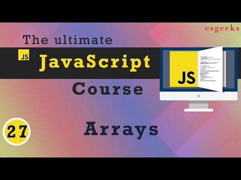 JavaScript Tutorial 27 Arrays