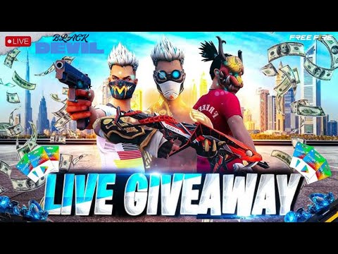 FREE FIRE LIVE- CUSTOM ROOM GIVEAWAY🎁 FF LIVE GIVEAWAY🔥 // #blackdevil #freefirelive #livegiveawa