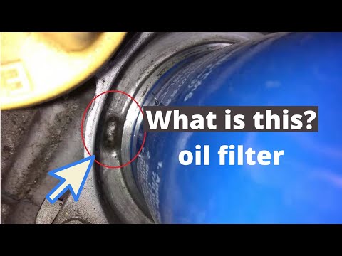 What's the purpose of the 'hole' at  Oil Filter Base for Subaru Forester?