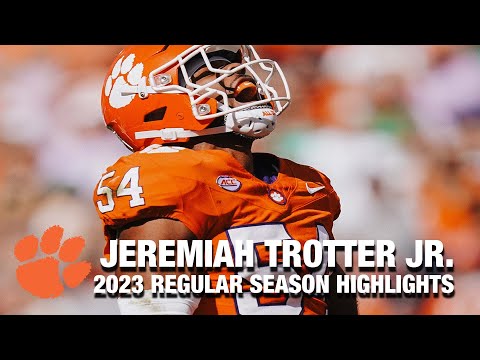 Jeremiah Trotter Jr. 2023 Regular Season Highlights | Clemson LB