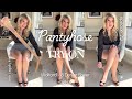 Pantyhose Try On Wolford 8 Denier Sheer Tights