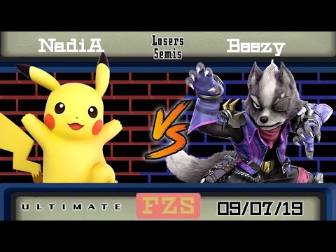 NadiA (Pikachu) vs. Beezy (Wolf) - Losers Semis - Flat Zone Sep