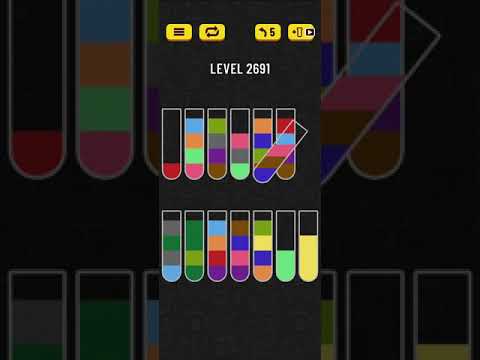 Water sort puzzle level 2691