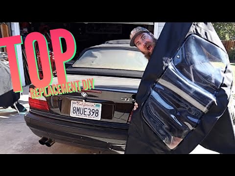HOW TO REPLACE A CONVERTIBLE TOP E36 BMW