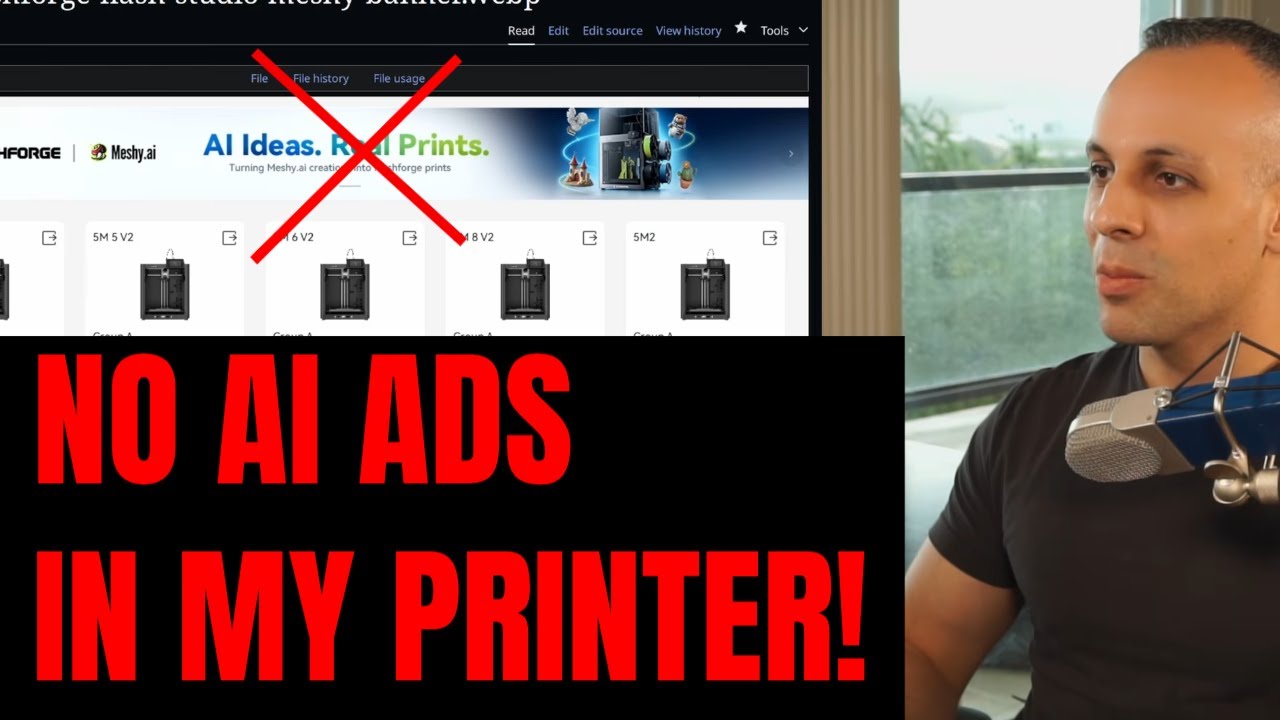 Flashforge closes ecosystem & puts AI ads into printing software 🤦