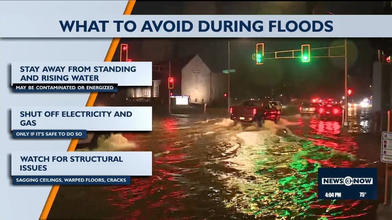 What to avoid during floods