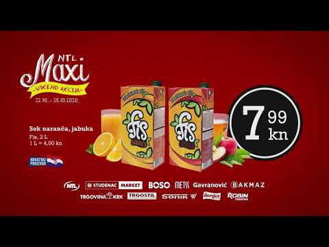 MAXI VIKEND AKCIJA 22. - 25.10.2020.