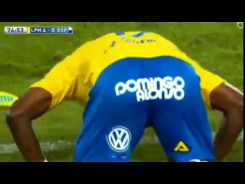 Las Palmas vs Espanyol 4-0 - Mubarak Wakaso Fantastic Volley Goal 2016 HD