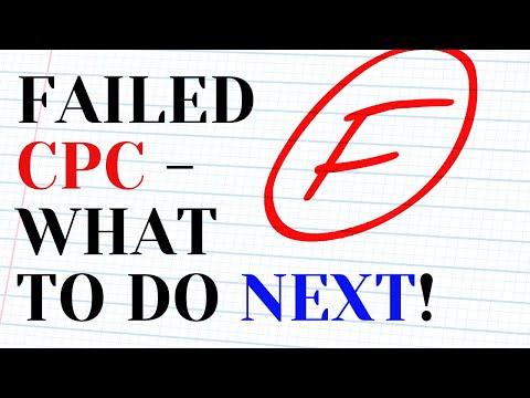 FAILED THE CPC MEDICAL CODING EXAM? WHAT TO DO NEXT!