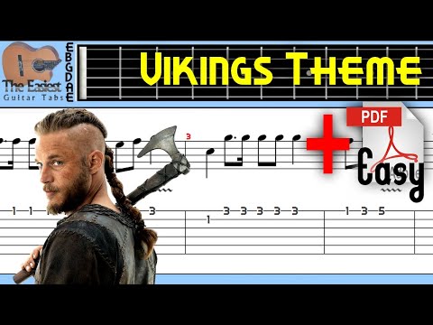 Vikings Theme - If I Had A Heart Guitar Tab