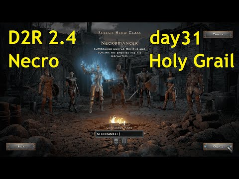 675mf Necro Arachnid Lair + Stony Tombs + Pits - Necro Holy Grail day31 - 40 Items Remain