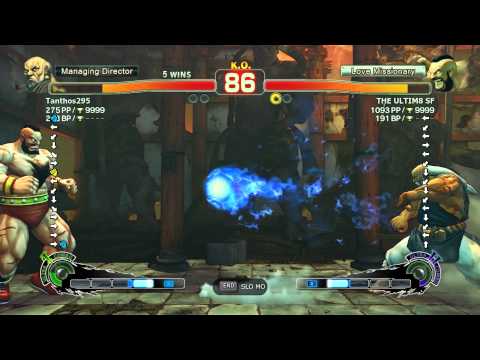 Tanthos295 (Gouken) Vs THE ULTM8 SF (Zangief) - SUPER STREET FIGHTER 4 AE [1080P]